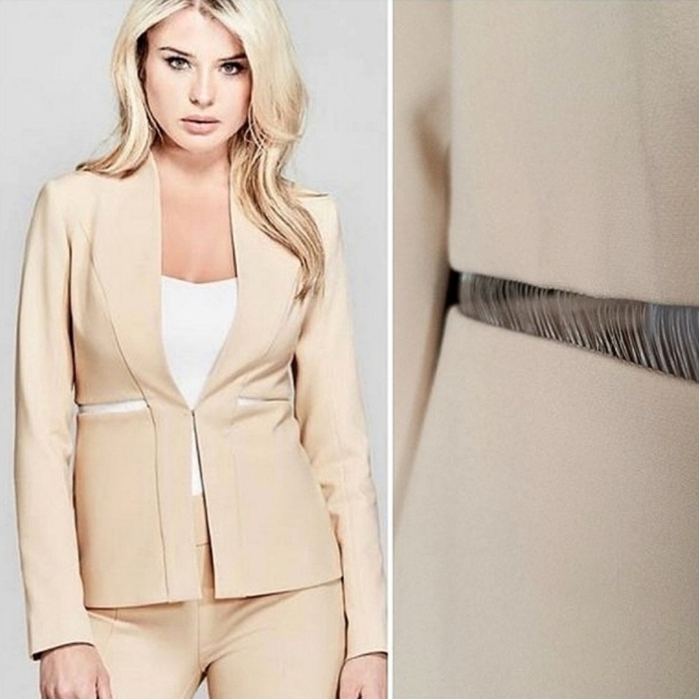 Marciano Tailored Beige Blazer Jacket and  Pants Set